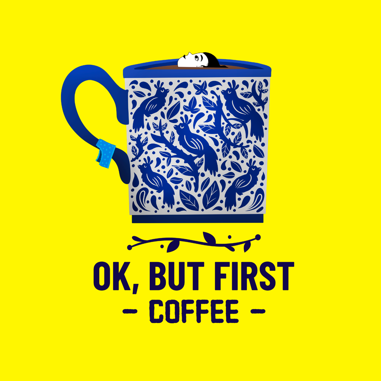 First Coffee Acrylic Coaster