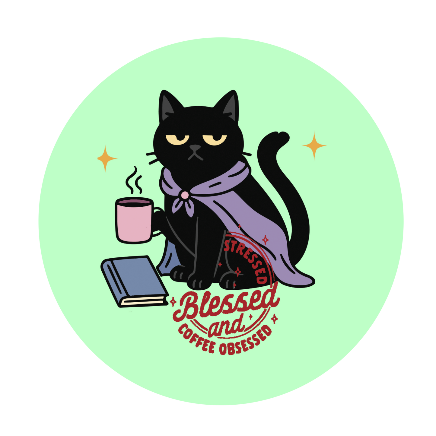 Cat Feelings Acrylic Coaster