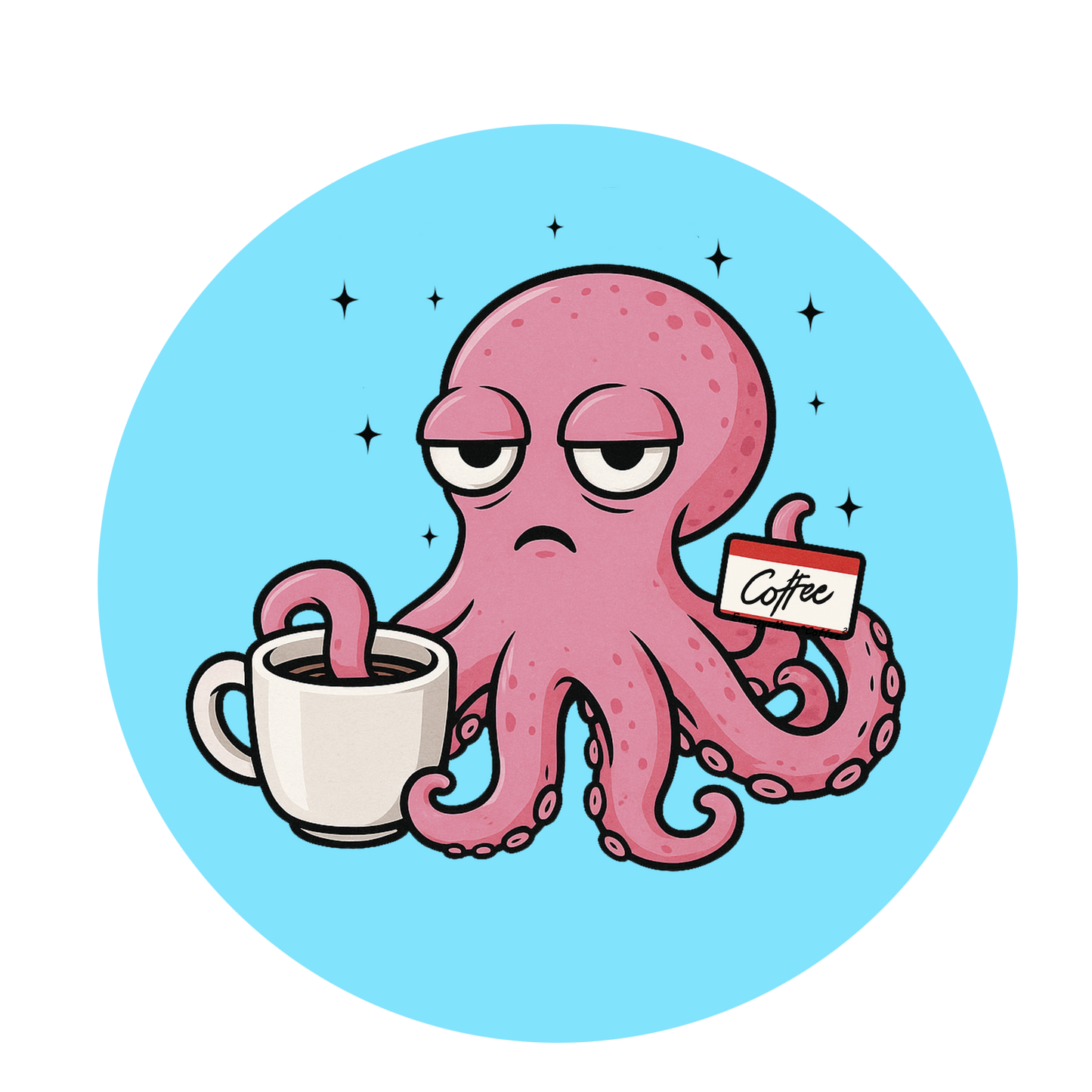 Octopus Coffee Acrylic Coaster