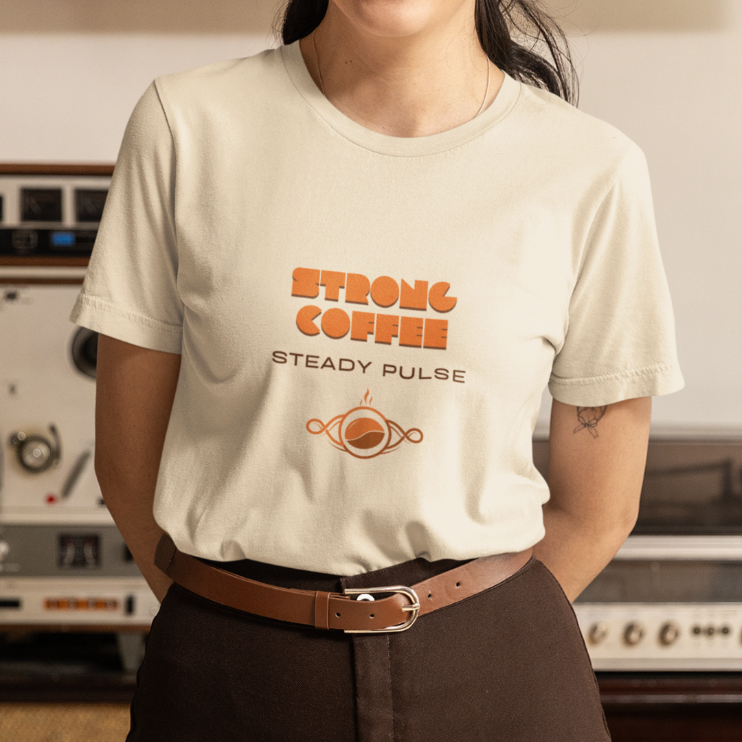 Strong Coffee Unisex 100% Supima Cotton T-Shirt