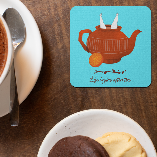 Life After Tea Acrylic Coaster