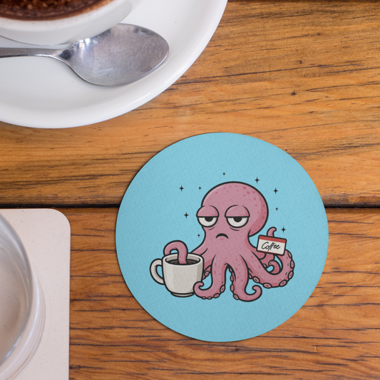 Octopus Coffee Acrylic Coaster