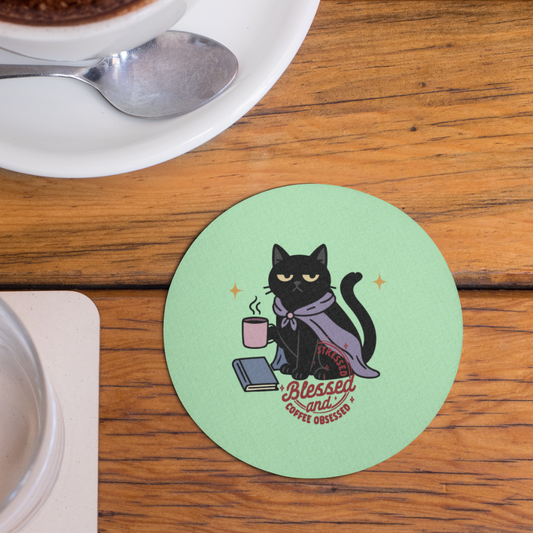 Cat Feelings Acrylic Coaster