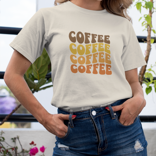 Coffee Unisex 100% Supima Cotton T-Shirt