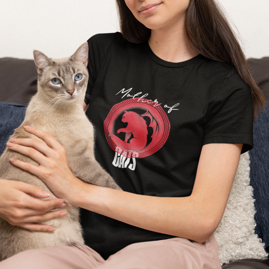 Mother Of Cats Woman Supima 100% Cotton T-Shirt